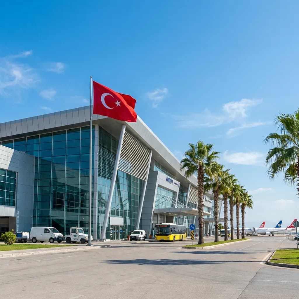 Antalya Airport — Außenansicht des Flughafenterminals