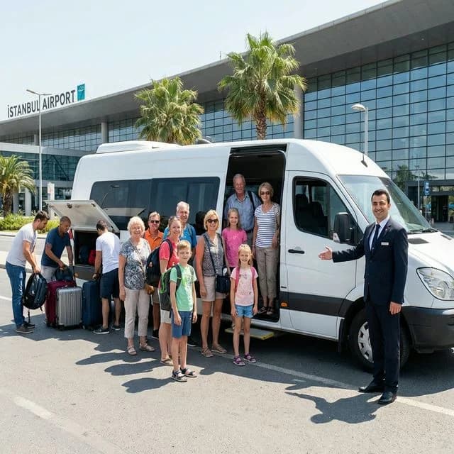 Turkey Airport Transfer for Large Groups & Families - Minibus & Van Options Guide 2026 - Turkey Transfer Travel Guide