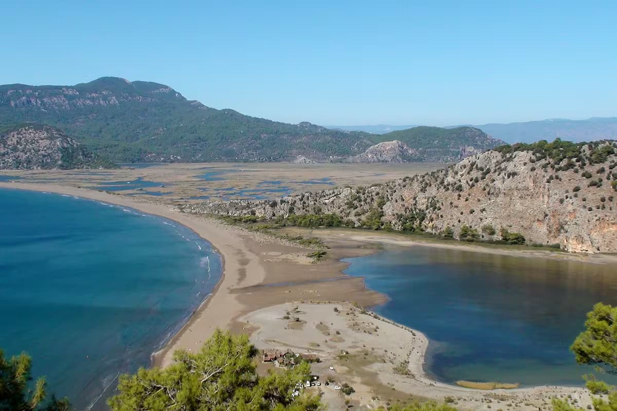 Küstenregion Dalaman; regionales Bild für den Transfer nach Ortaca
