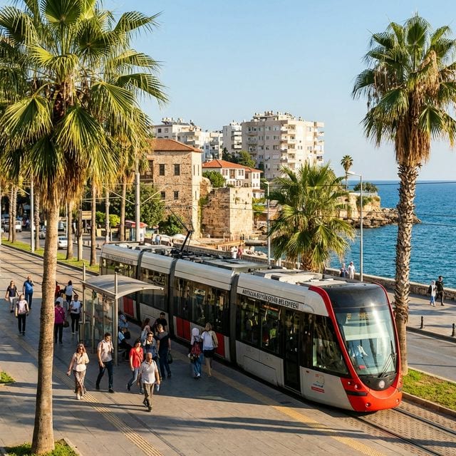 Antalya Public Transport 2026: Tram, Bus, Dolmus, Taxi & When Private Wins