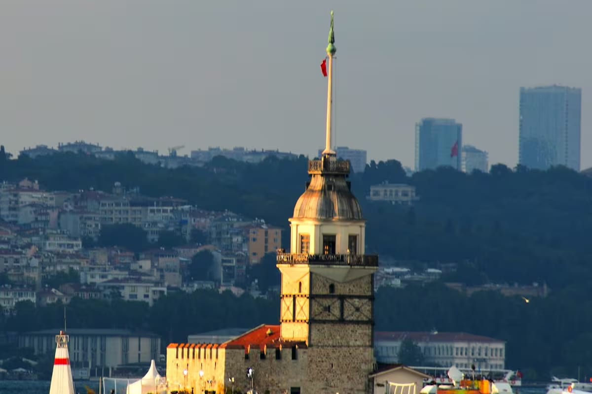 вид на Стамбул и Босфор; региональное изображение для трансфера в Sultanahmet