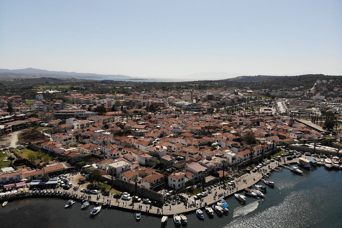 Sığacık — urban district and city view